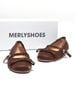 Giày Búp Bê Quai Ngang Nơ Tiểu Thư Merly 1658 Nâu Choco, Giày Bệt Xinh, Giày Bệt Nữ, Giày Búp Bê Tiểu Thư, Giày Búp Bê Mũi Tròn Phong Cách Hàn, Bigsize 35-43