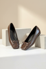 Giày Búp Bê Nơ Xinh Merly 1702 Nâu Cocoa Bigsize 35-43, Giày Búp Bê Mũi Vuông, Giày Bệt Nữ, Giày Công Sở Nữ Bệt Êm Chân