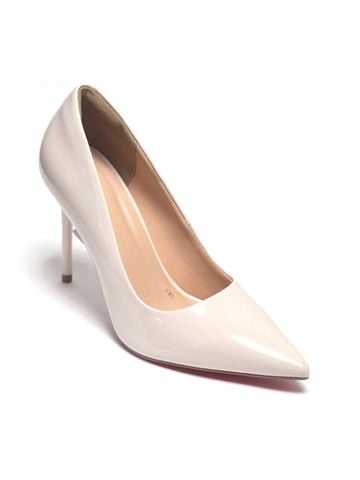 Giày Cao Gót Trắng Mũi Nhọn Gót Đũa 10cm Merly 1705 Trắng Kem Bigsize 35-43, Giày Cao Gót Bigsize, Giày Cao Gót Mũi Nhọn, Giày Cao Gót 10cm, Giày Đi Tiệc, Giày Bít Mũi Nữ, Giày Công Sở Nữ