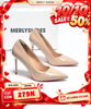 Giày Cao Gót Mũi Nhọn Gót Đũa 9cm Merly 1705 Be Latte Bóng Bigsize 35-43, Giày Cao Gót Bigsize, Giày Cao Gót Nude Mũi Nhọn, Giày Cao Gót 10cm, Giày Đi Tiệc, Giày Bít Mũi Nữ, Giày Công Sở Nữ