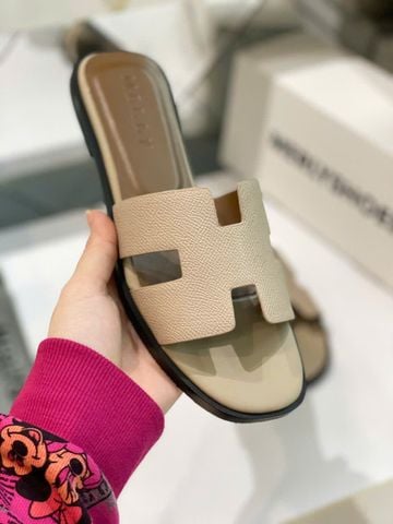 [NEW] Dép Chữ H Nữ Da Mềm Merly 1649 Nâu, Dép Nữ Quai Ngang, Dép Nữ Bigsize