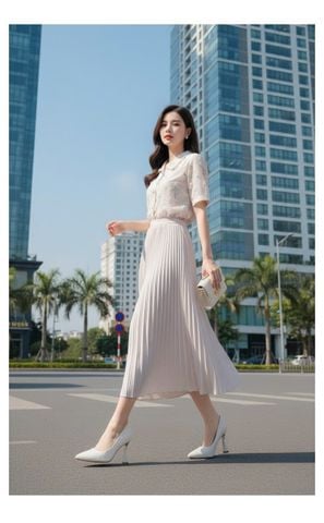 [New] Giày Cao Gót Trắng Mũi Nhọn Gót Bạc 7cm Merly 1476 Trắng Bóng Size 35-43, Giày Đi Tiệc Nhẹ Sang Trọng, Giày Cao Gót Big Size, Giày Công Sở Nữ