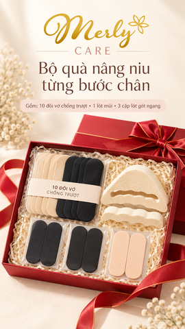 Merly Care - Bộ quà nâng niu từng bước chân