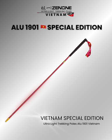  Gậy leo núi chạy trail Zenone Z1901VN Special Edition - Hợp Kim Nhôm 