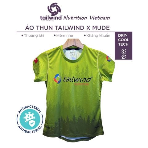  Áo thể thao tay ngắn Tailwind X Mude Green 