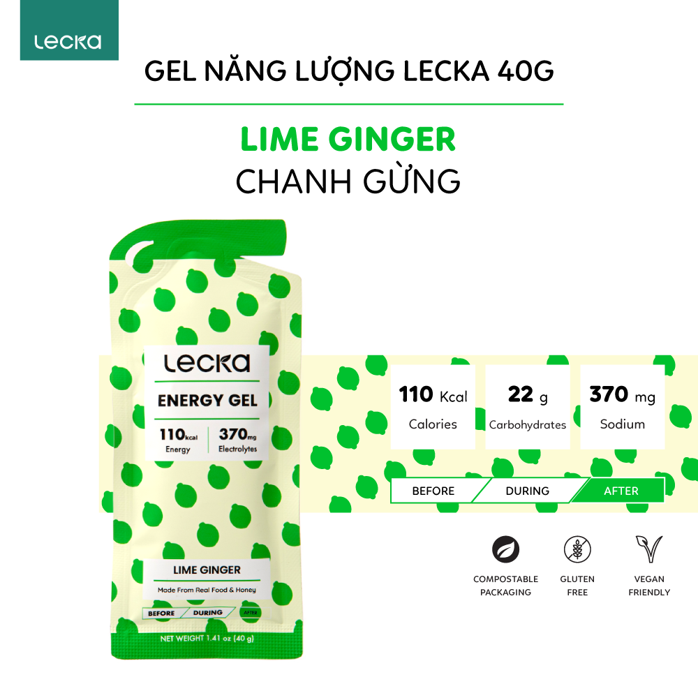  Gel bổ sung năng lượng Lecka 43~44g 