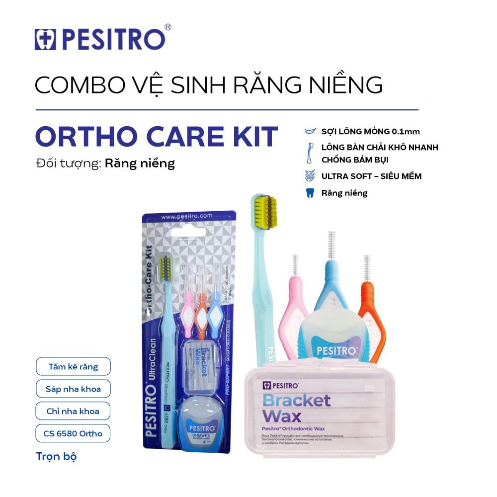  Bộ sản phẩm vệ sinh răng niềng Ortho Care Kit 
