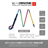  Gậy leo núi chạy trail siêu nhẹ bền chắc Zenone Z2303 hợp kim nhôm cao cấp 