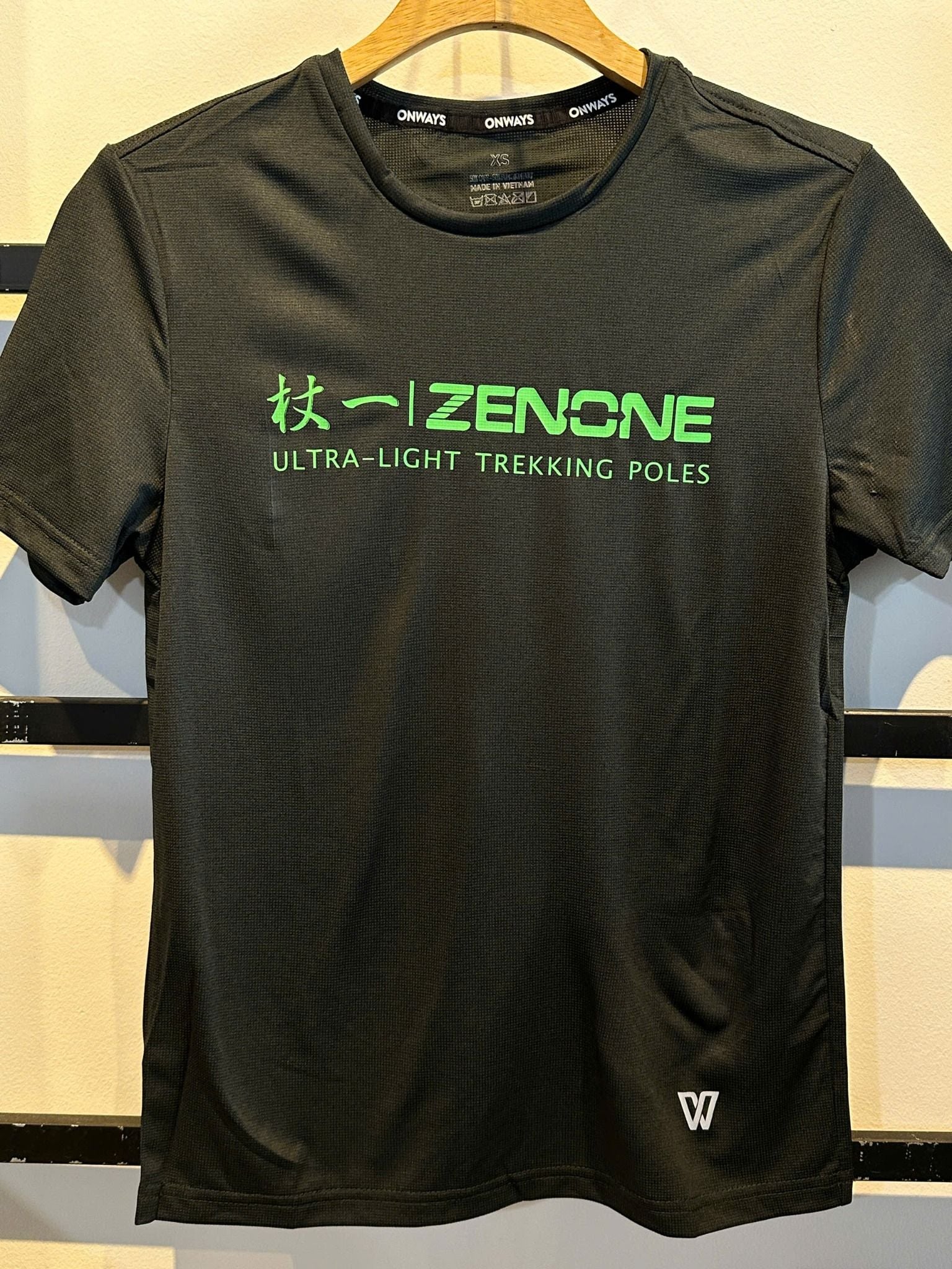  Áo Thể Thao In Logo Zenone (Logo xanh-đen) 