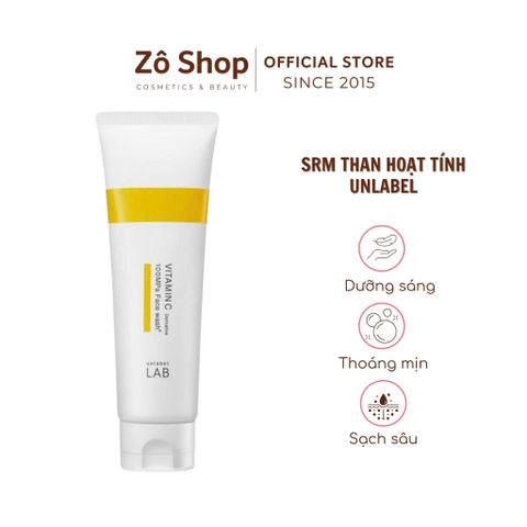 Sữa rửa mặt Unlabel LAB bổ sung Vitamin C làm sạch sâu V Face Wash N 130g