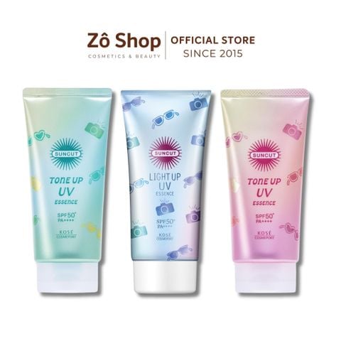 Kem chống nắng lên tone -  Kose Suncut Tone Up UV Essence SPF50+ PA++++ 80g