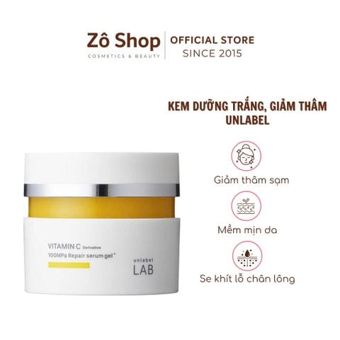 Kem dưỡng Unlabel LAB dưỡng trắng, mờ thâm, hỗ trợ se khít lỗ chân lông Vitamin C Repair Serum Gel 80g