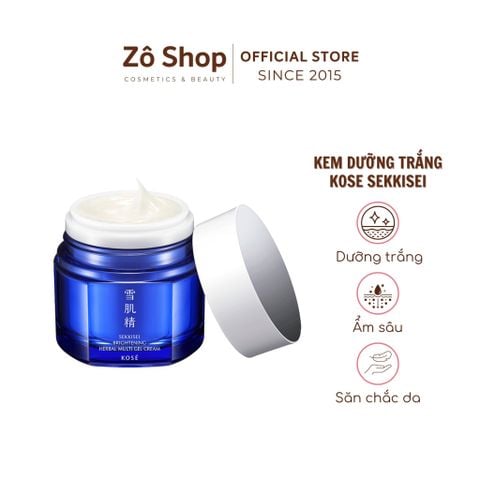 Kem dưỡng trắng mịn, chống lão hoá đa năng cao cấp Kose Sekkisei Brightening Herbal Multi Gel Cream 80g