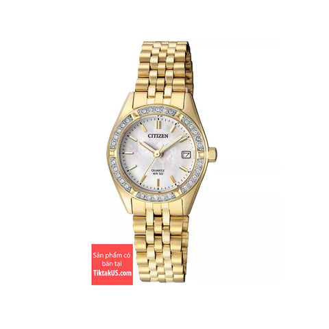 Đồng hồ nữ Citizen EU6062-50D máy pin Quartz dây thép size 26mm