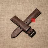 Dây đồng hồ da bò thật, da thảo mộc Pueblo may thủ công handmade size 18-19-20-21-22mm