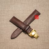 Dây đồng hồ handmade da thảo mộc Pueblo may thủ công kèm khóa bướm chống gãy dây size 18-19-20-21-22mm tặng cây tháo