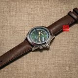 Dây đồng hồ da bò thật, da thảo mộc Pueblo may thủ công handmade size 18-19-20-21-22mm