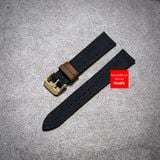 Dây đồng hồ vải canvas Seiko quân đội màu đen