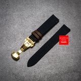 Dây đồng hồ vải canvas Seiko quân đội màu đen
