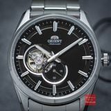 Đồng hồ nam dây thép không gỉ Orient open heart RA-AR0002B30B