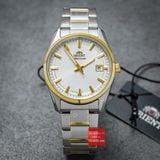 Đồng hồ nam dây thép không gỉ Orient Stretto Date RA-AC0R01S30B  size 38.5mm kính sapphire