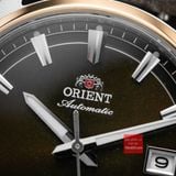 Đồng hồ nam dây da Orient Stretto Date RA-AC0R03Y30B  size 38.5mm kính sapphire