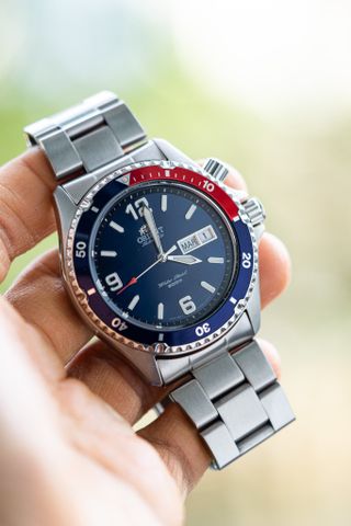 Đồng hồ orient automatic cũ Orient Mako Pepsi ver.1 size 42mm