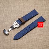 Dây đồng hồ vải canvas Seiko quân đội xanh navy