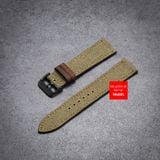 Dây đồng hồ vải canvas Seiko quân đội màu xanh lá