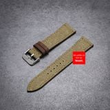 Dây đồng hồ vải canvas Seiko quân đội màu xanh lá