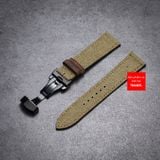 Dây đồng hồ vải canvas Seiko quân đội màu xanh lá