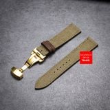 Dây đồng hồ vải canvas Seiko quân đội màu xanh lá