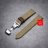 Dây đồng hồ vải canvas Seiko quân đội màu xanh lá