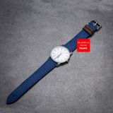Dây đồng hồ vải canvas Seiko quân đội xanh navy