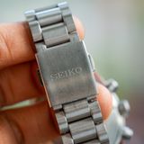 Đồng hồ seiko cũ Prospex PANDA Chronograph SSC813P1 - size 39mm kính sapphire