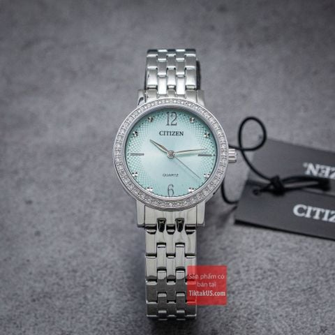 Đồng hồ nữ Citizen EL3100-55X máy pin Quartz dây thép size 31mm