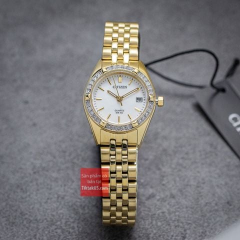 Đồng hồ nữ Citizen EU6062-50D máy pin Quartz dây thép size 26mm