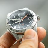 Đồng hồ seiko cũ Seiko 5 quân đội GMT 2024 SSK023J1 Made in Japan SBSC011 - còn mới 98%