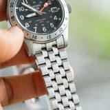 Đồng hồ seiko cũ Seiko 5 quân đội GMT 2024 SSK023J1 Made in Japan SBSC011 - còn mới 98%