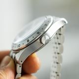 Đồng hồ seiko cũ Seiko 5 quân đội GMT 2024 SSK023J1 Made in Japan SBSC011 - còn mới 98%