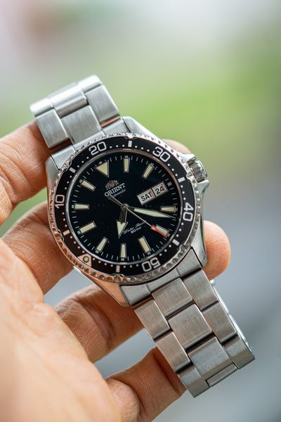 Đồng hồ orrient cũ Orient Mako III RA-AA0004E19B like new 99% - size 41mm kính sapphire