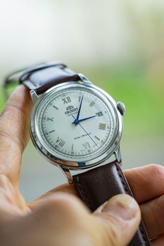 Đồng hồ Orient cũ Orient Bambino Gen 2nd Version 2 FAC00009W0 đã thay dây da , tầm 98%