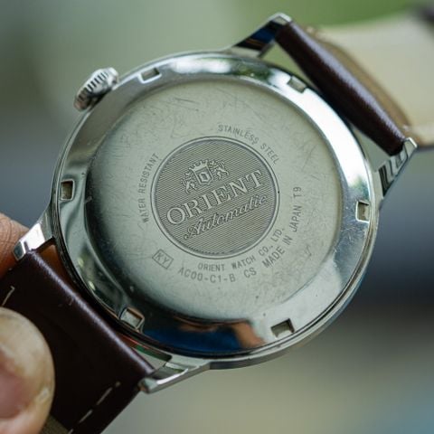 Đồng hồ Orient cũ Orient Bambino Gen 2nd Version 2 FAC00009W0 đã thay dây da , tầm 98%