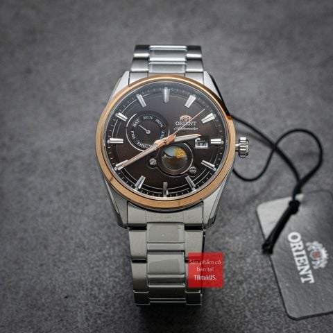 Đồng hồ nam Orient Sun and Moon Stretto RA-AK0313Y30B automatic kính sapphire size 41.5 mm