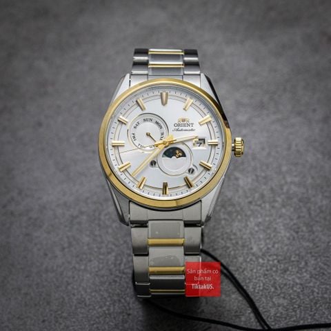 Đồng hồ nam Orient Sun and Moon Stretto RA-AK0312S30B automatic kính sapphire size 41.5 mm