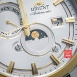 Đồng hồ nam Orient Sun and Moon Stretto RA-AK0312S30B automatic kính sapphire size 41.5 mm