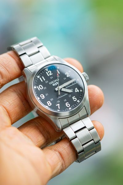 Đồng hồ seiko quân đội automatic cũ SRPJ81K1 size 36mm Like new 99%