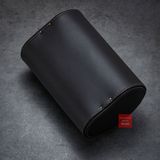 Hộp đựng đồng hồ du lịch 2 ngăn da bò thật 100%, Vintage Travel case nâu cafe
