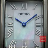 Đồng hồ nữ Seiko tank SWR099P1 máy quartz dây da