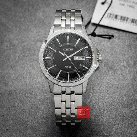 Đồng Hồ Nam dây thép Citizen Quartz BF2011-51E 41mm